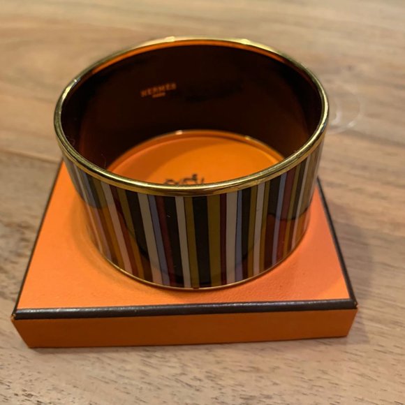SOLD 🧡Hermes Extra Wide Carioca Bangle - Picture 4 of 4